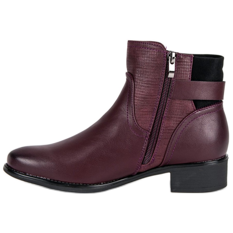Filippo Bottines confortables Bottines Jodhpur rouge 1