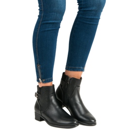 Filippo Bottines confortables Bottines Jodhpur le noir 4