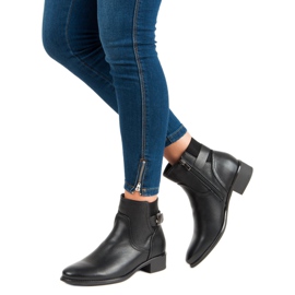 Filippo Bottines confortables Bottines Jodhpur le noir 5