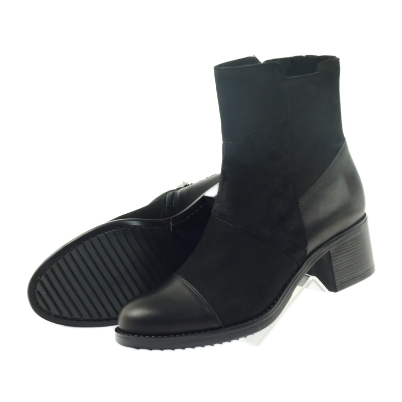 Marco bottes d'hiver talons hauts 933 noir 4