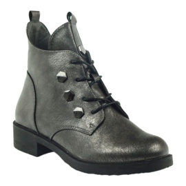 Bottines à clous Sergio Leone 308 gris 1