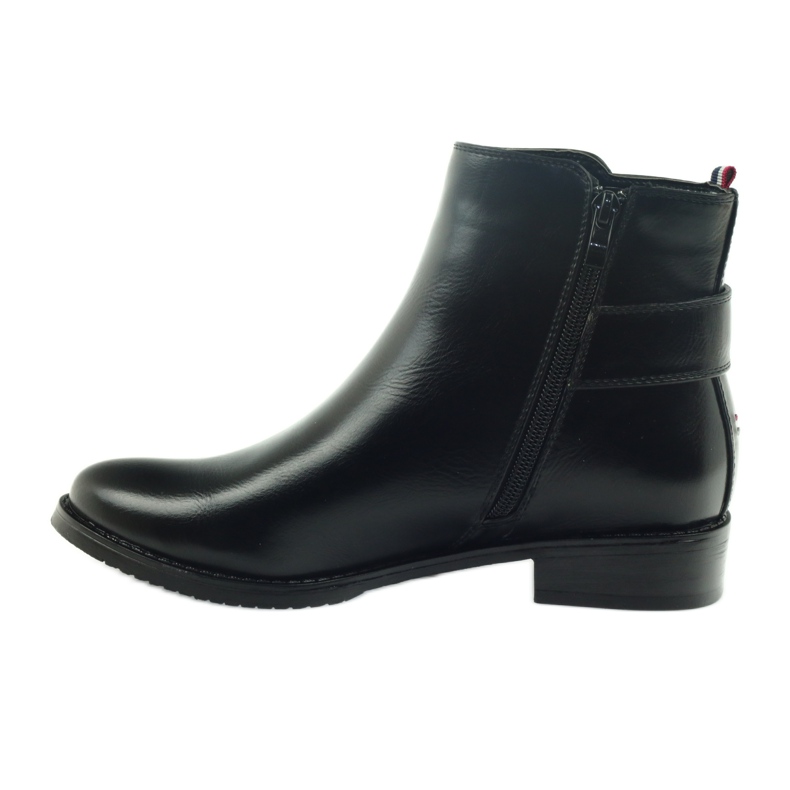 M.Daszyński Boots Jodhpur boucle 62-20 noir 2