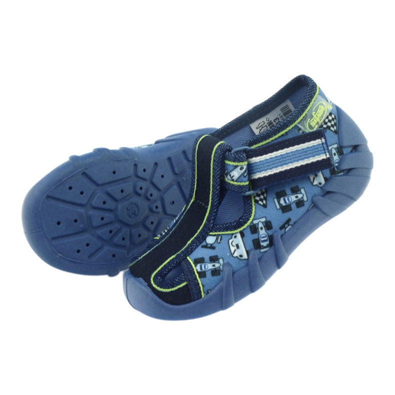 Chaussures enfants Befado pantoufles 190p083 bleu 4