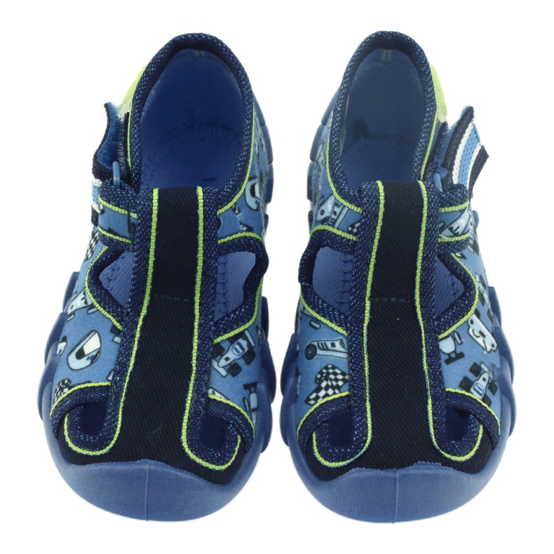 Chaussures enfants Befado pantoufles 190p083 bleu 3