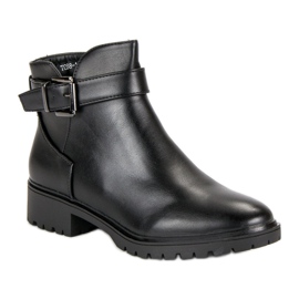 Vices Bottes basses avec une boucle le noir 2