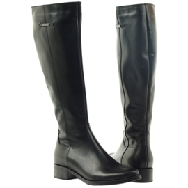 Bottes cavalières noires Arka 7217 le noir 4 Bottes cavalières noires Arka 7217 le noir 4