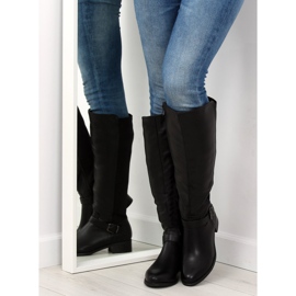Bottes noires pour femmes PE179P noir 1