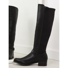 Bottes noires pour femmes PE179P noir 2