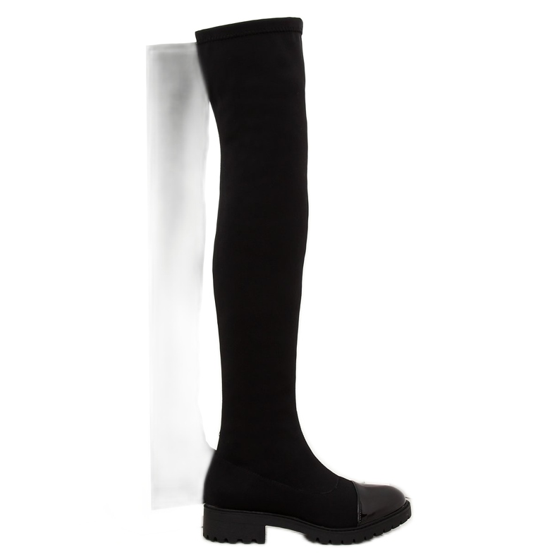 Bottes noires élastiques RB12 noir 2