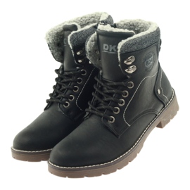 Bottines noires à lacets DK2025 le noir 3
