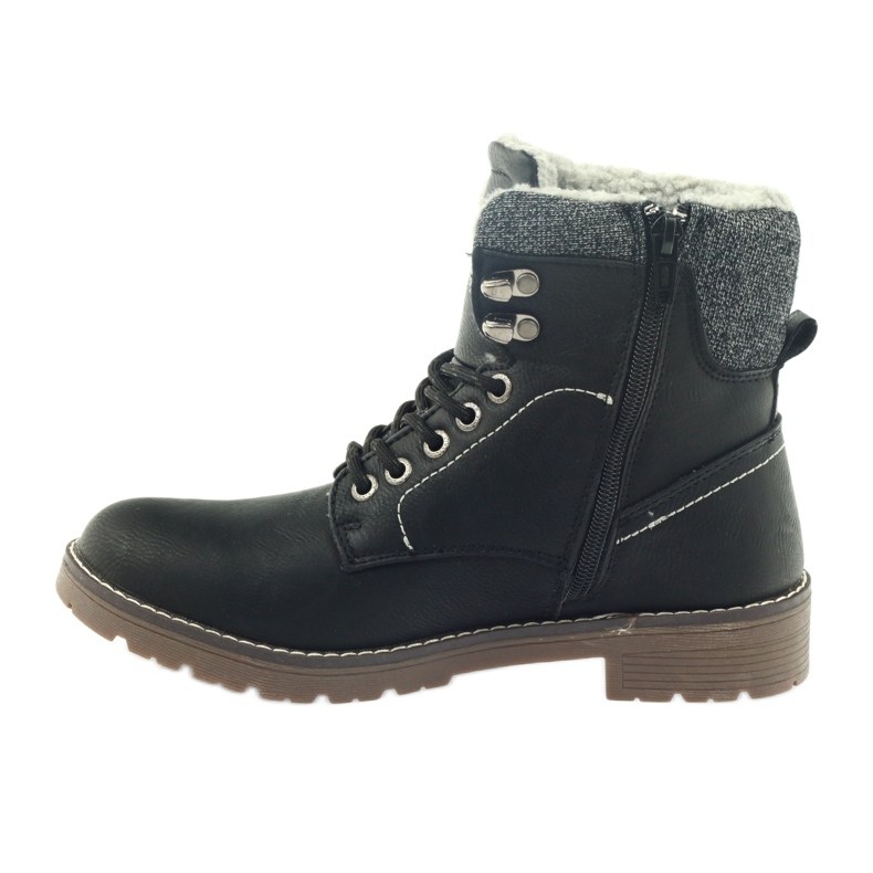 Bottines noires à lacets DK2025 le noir 2