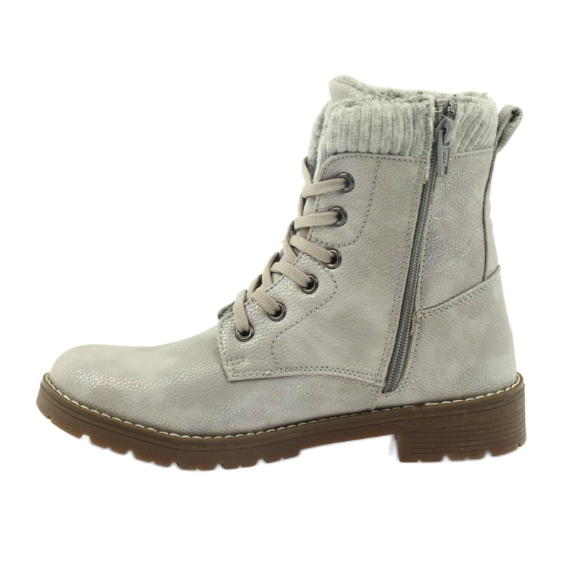 DK Boots Timberki sur fourrure gris perle 2 DK Boots Timberki sur fourrure gris perle 2