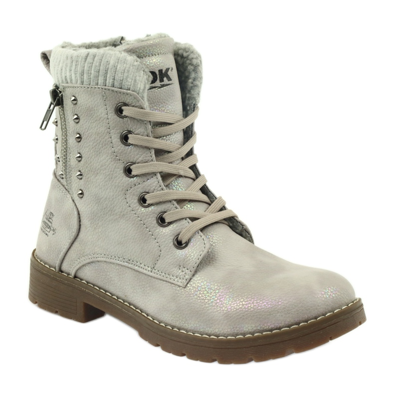 DK Boots Timberki sur fourrure gris perle 1 DK Boots Timberki sur fourrure gris perle 1