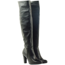 Bottines noires à talons le noir 3