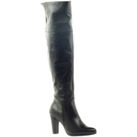 Bottines noires à talons le noir 1