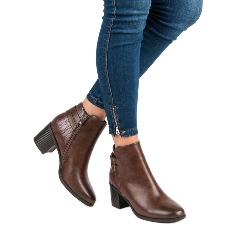 Filippo Bottines classiques à talons hauts brun 2