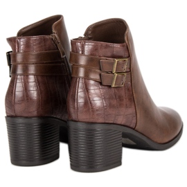 Filippo Bottines classiques à talons hauts brun 5