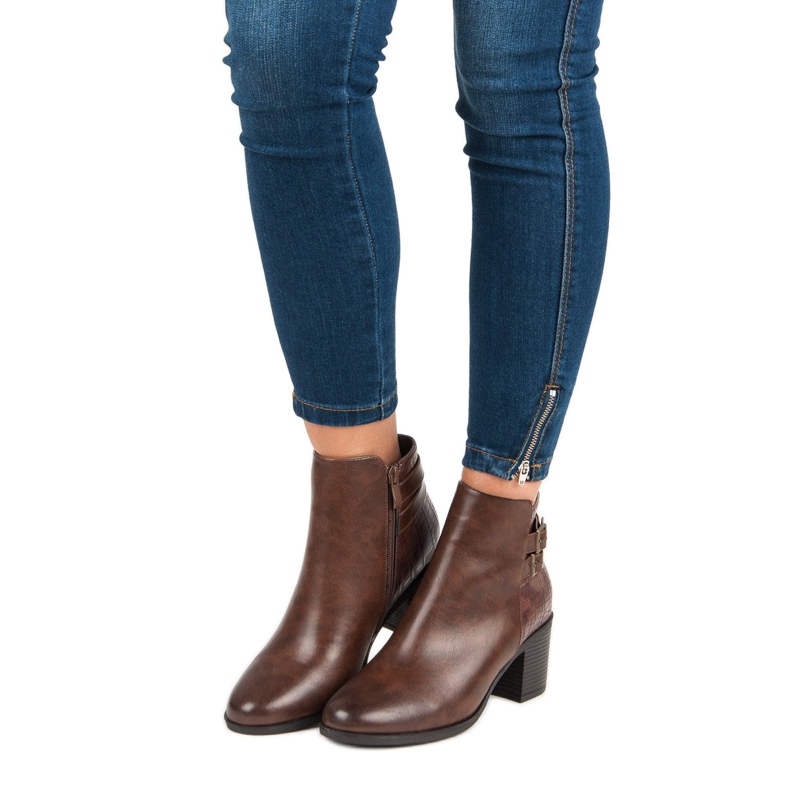 Filippo Bottines classiques à talons hauts brun 1