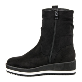 Primavera Bottines compensées noires le noir 4