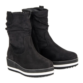 Primavera Bottines compensées noires le noir 6