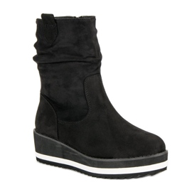 Primavera Bottines compensées noires le noir 3