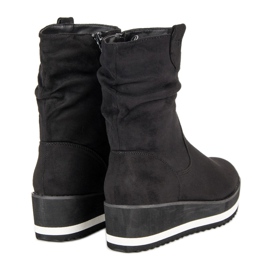 Primavera Bottines compensées noires le noir 5