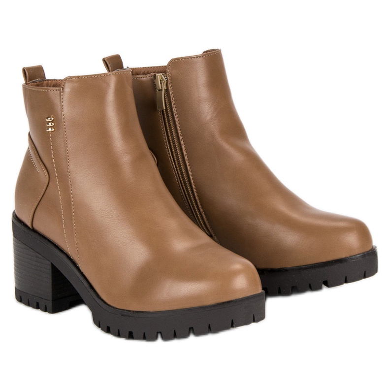 Talons hauts marrons brun 1