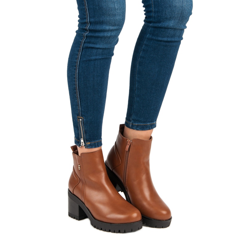 Talons hauts camel brun 2