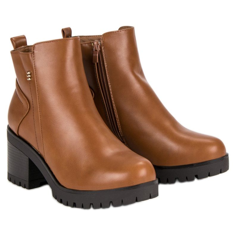 Talons hauts camel brun 1