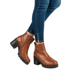 Talons hauts camel brun 3
