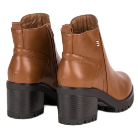 Talons hauts camel brun 6