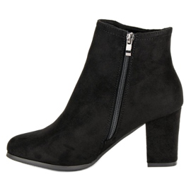 Bottines en daim noir le noir 6