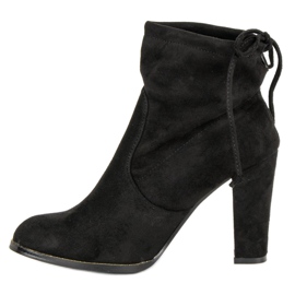 Lemax Bottines à talons hauts le noir 7