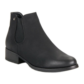 Bottines Chelsea noires mates VICES 1
