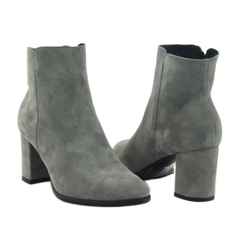Boots Esperansa 1823 en daim gris gris 4