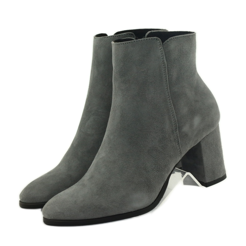 Boots Esperansa 1823 en daim gris gris 3