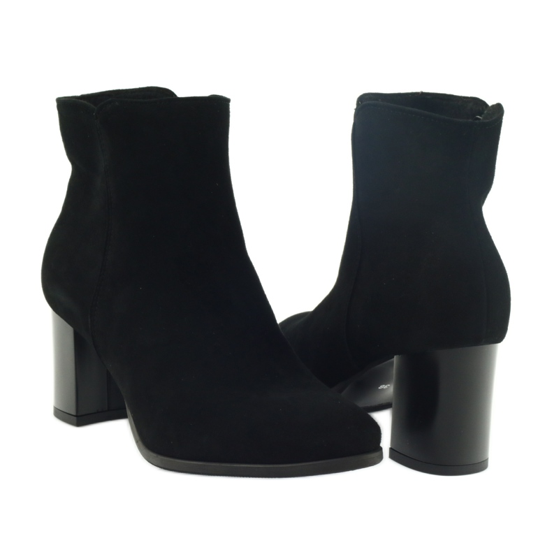 Bottines Esperansa 1823 en daim noir noir 4