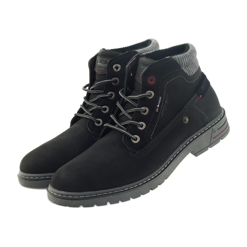 American Club Bottes de randonnée américaines bottes de randonnée d'hiver le noir 3