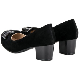 J. Star Escarpins en daim le noir 2