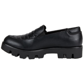 J. Star Chaussures à enfiler noir 1
