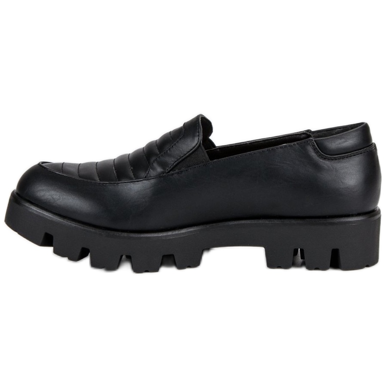 J. Star Chaussures à enfiler noir 1