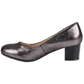 J. Star Pompes en graphite gris 1