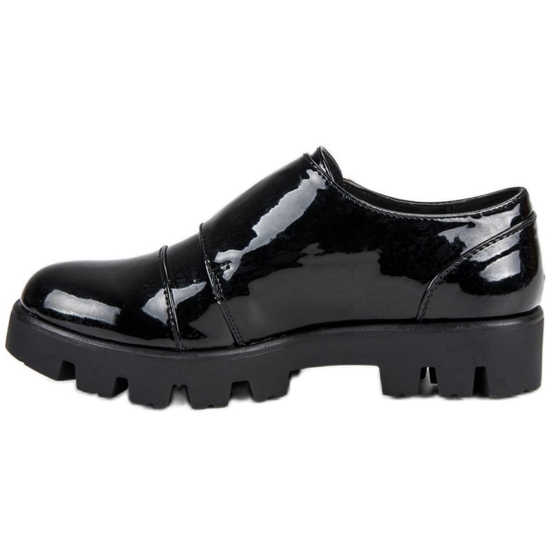 J. Star Chaussures monki laquées noir 1