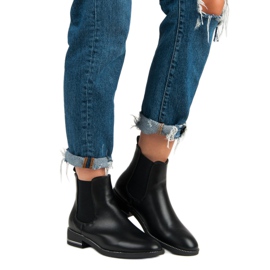 Seastar Bottines Chelsea confortables le noir 5