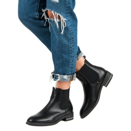 Seastar Bottines Chelsea confortables le noir 4