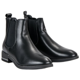 Seastar Bottines Chelsea confortables le noir 3