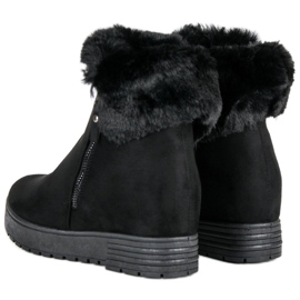 Lucky Shoes Bottines compensées noires 2