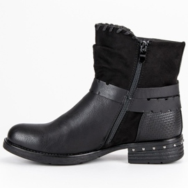 Kayla Bottes de travailleurs noir 2