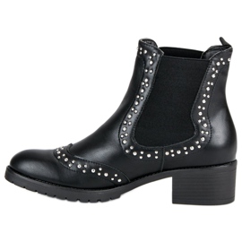 Bottes chelsea rock noir 1