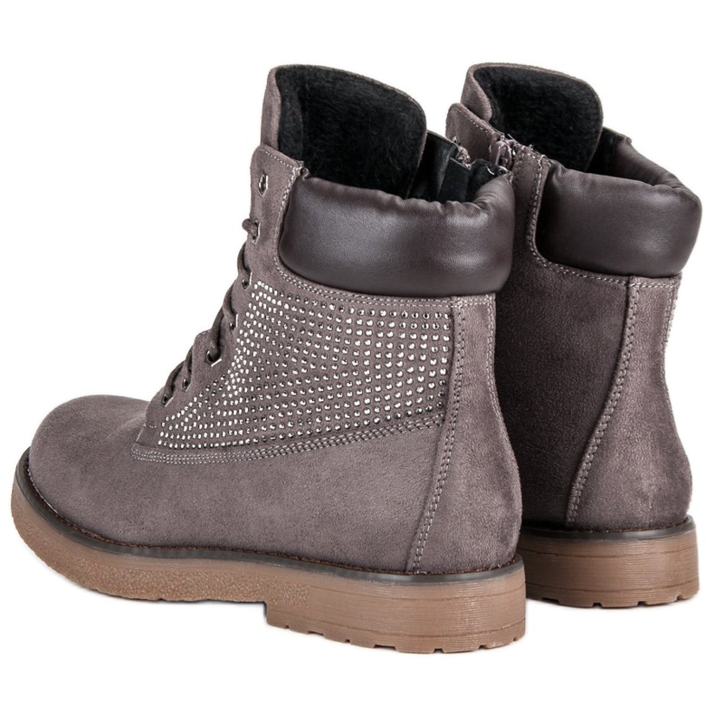 Bestelle Trappeurs en daim sur un curseur gris 2